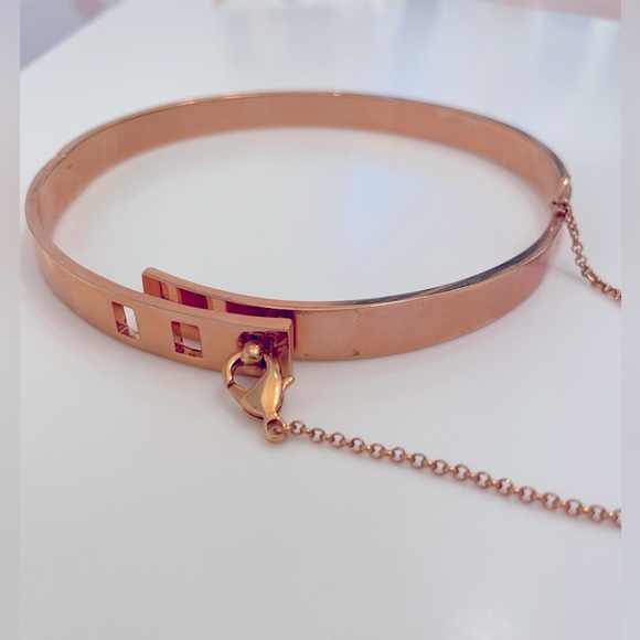 Eddie Borgo Rose Gold Thin Safety Choker - Picture 2 of 9